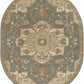 Boutique Rugs Rugs 8' x 10' Oval Broomfield Gray 1144 Wool Area Rug