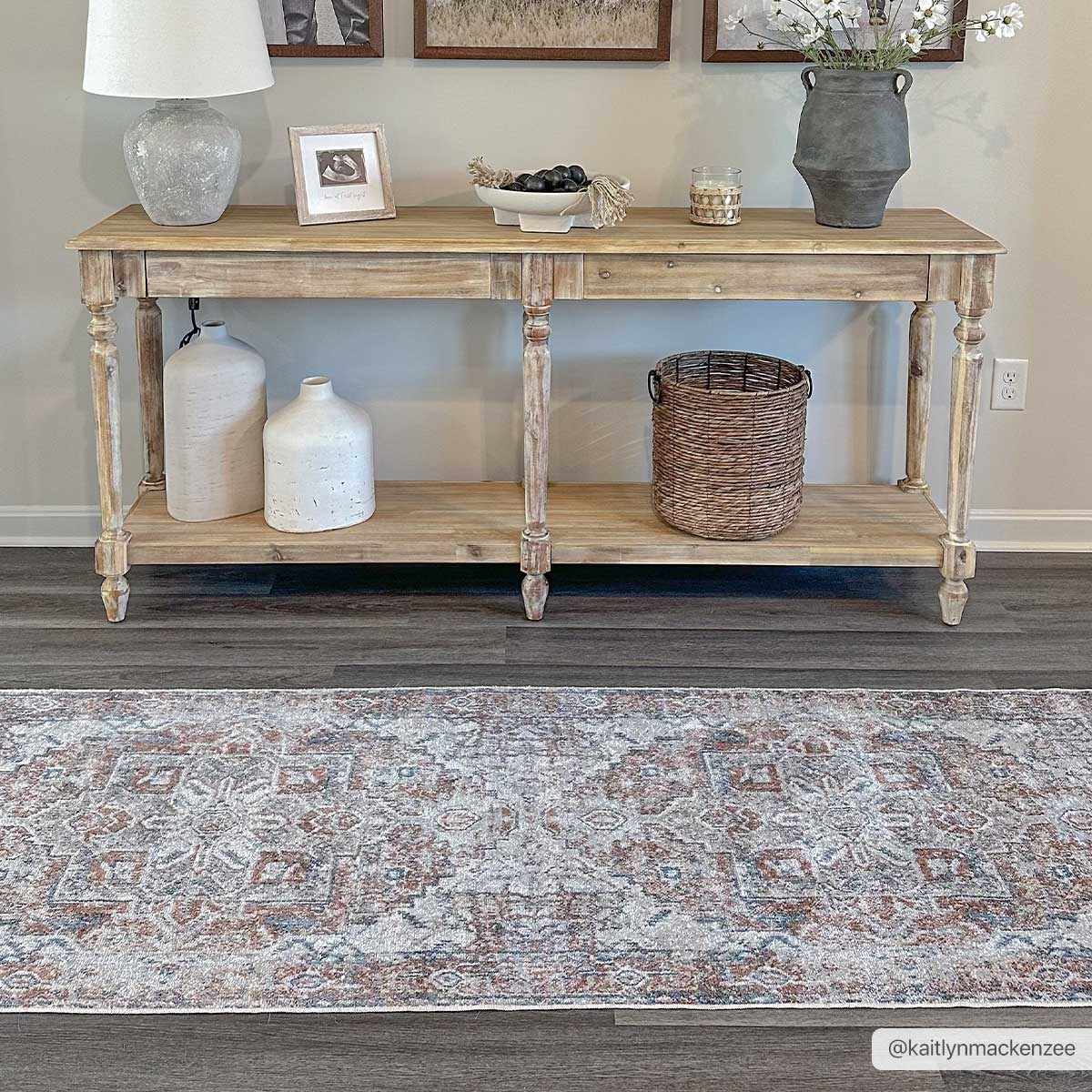 Boutique Rugs Rugs Brown Hera Washable Area Rug