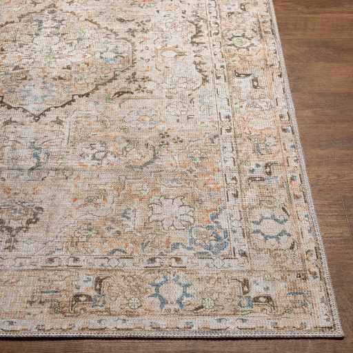 Boutique Rugs Rugs Brown Standon Vintage Washable Area Rug