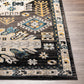 Boutique Rugs Rugs Cabacungan Black & Blue Washable Area Rug