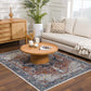 Boutique Rugs Rugs Cabacungan Blue & Rust Washable Area Rug