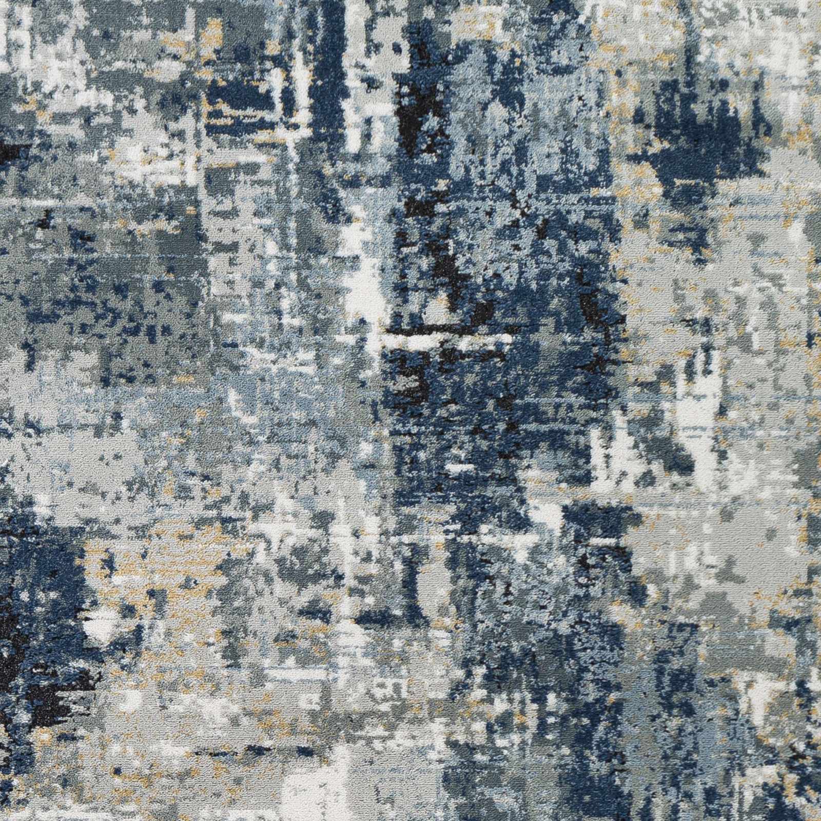 Boutique Rugs Rugs Campsall Gray&Blue Abstract Area Rug