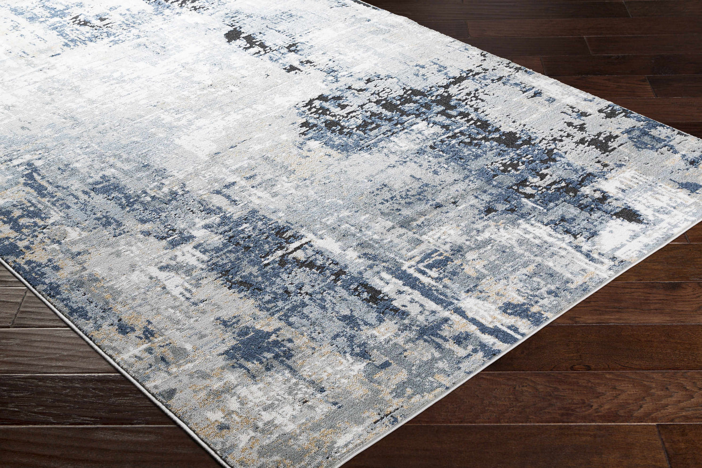 Boutique Rugs Rugs Campsall Gray&Blue Abstract Area Rug