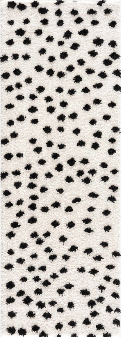 Boutique Rugs Rugs Cansu Black & White Dotted Area Rug