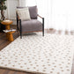 Boutique Rugs Rugs Chaia Dotted Cream & Brown Plush Rug
