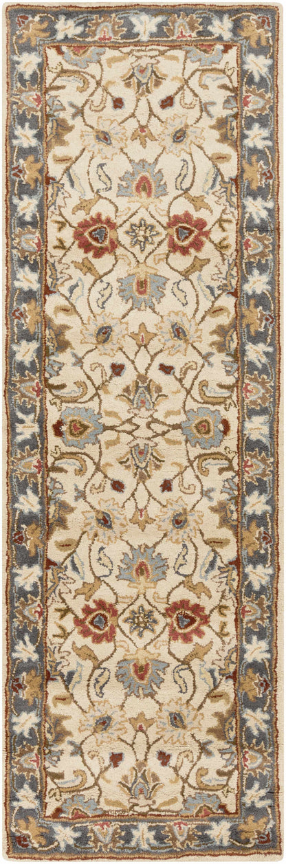 Boutique Rugs Rugs 2'6" x 8' Runner Cherryfield 1125 Yellow&Sage Wool Rug