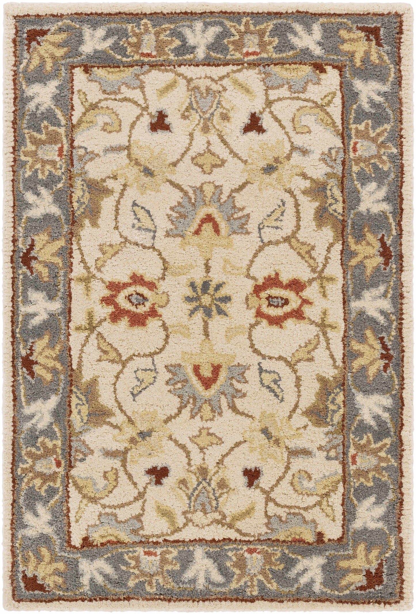 Boutique Rugs Rugs 2' x 3' Rectangle Cherryfield 1125 Yellow&Sage Wool Rug