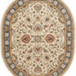 Boutique Rugs Rugs 8' x 10' Oval Cherryfield 1125 Yellow&Sage Wool Rug