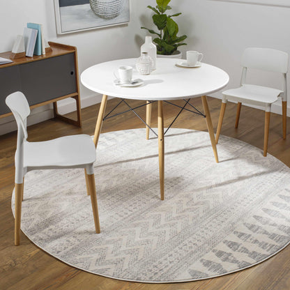 Boutique Rugs Rugs 6'7" Round Chinnor Neutral Area Rug