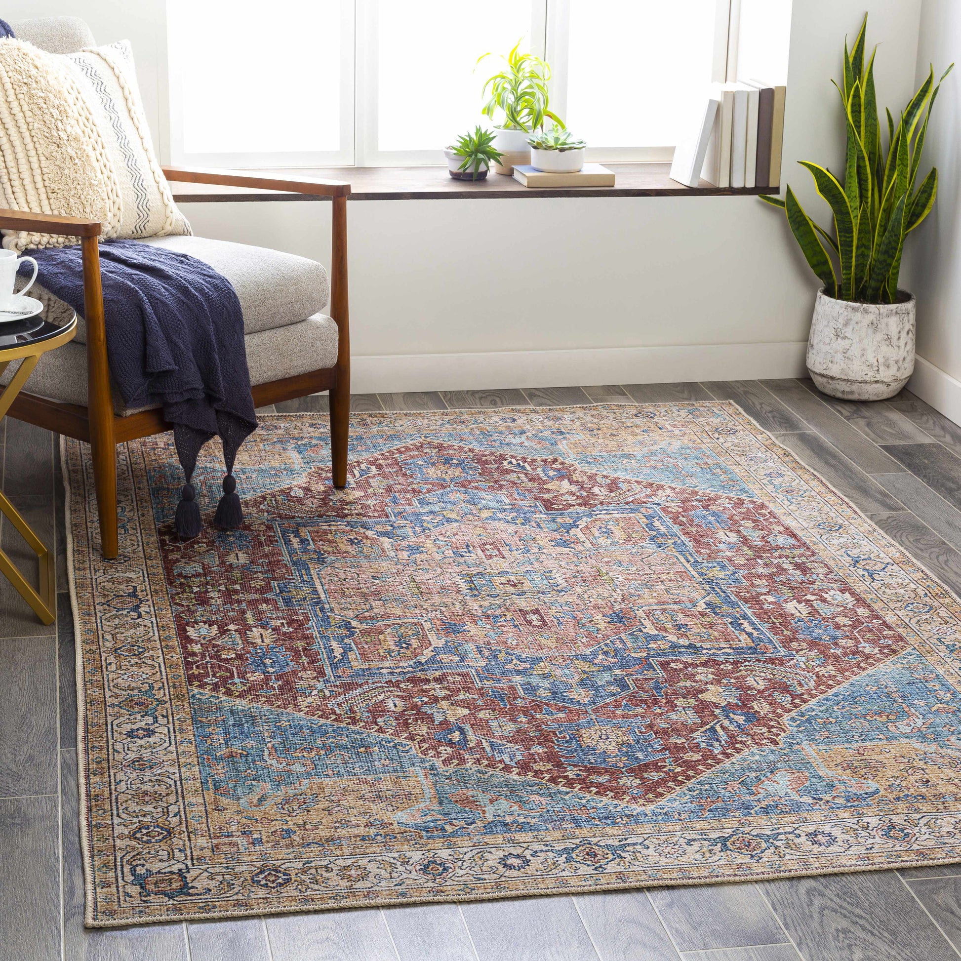 Boutique Rugs Rugs Como Washable Runner & Area Rug