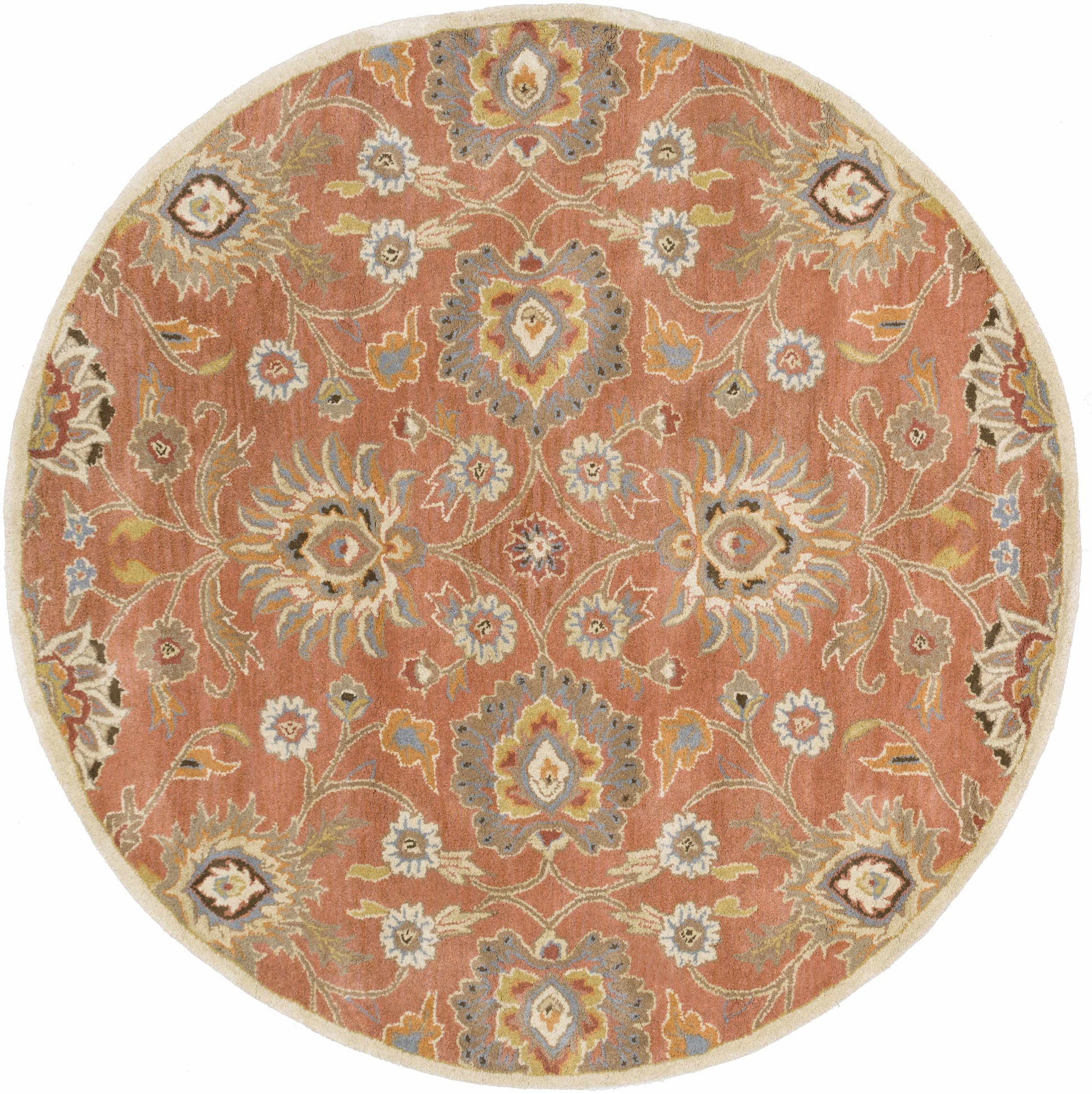 Boutique Rugs Rugs Conesus Burnt Orange 1112 Wool Area Rug