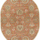 Boutique Rugs Rugs 8' x 10' Oval Conesus Burnt Orange 1112 Wool Area Rug