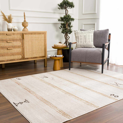 Boutique Rugs Rugs Deja Cream & Gold Area Rug