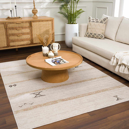 Boutique Rugs Rugs Deja Cream & Gold Area Rug