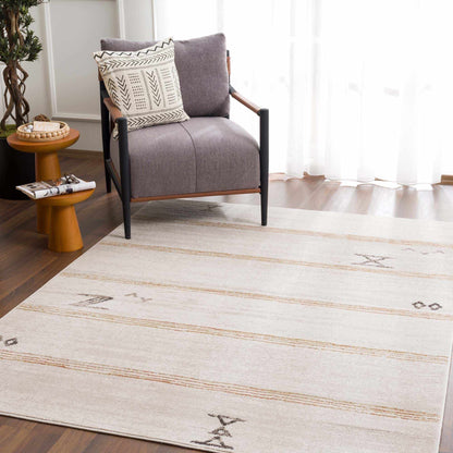 Boutique Rugs Rugs Deja Cream & Gold Area Rug