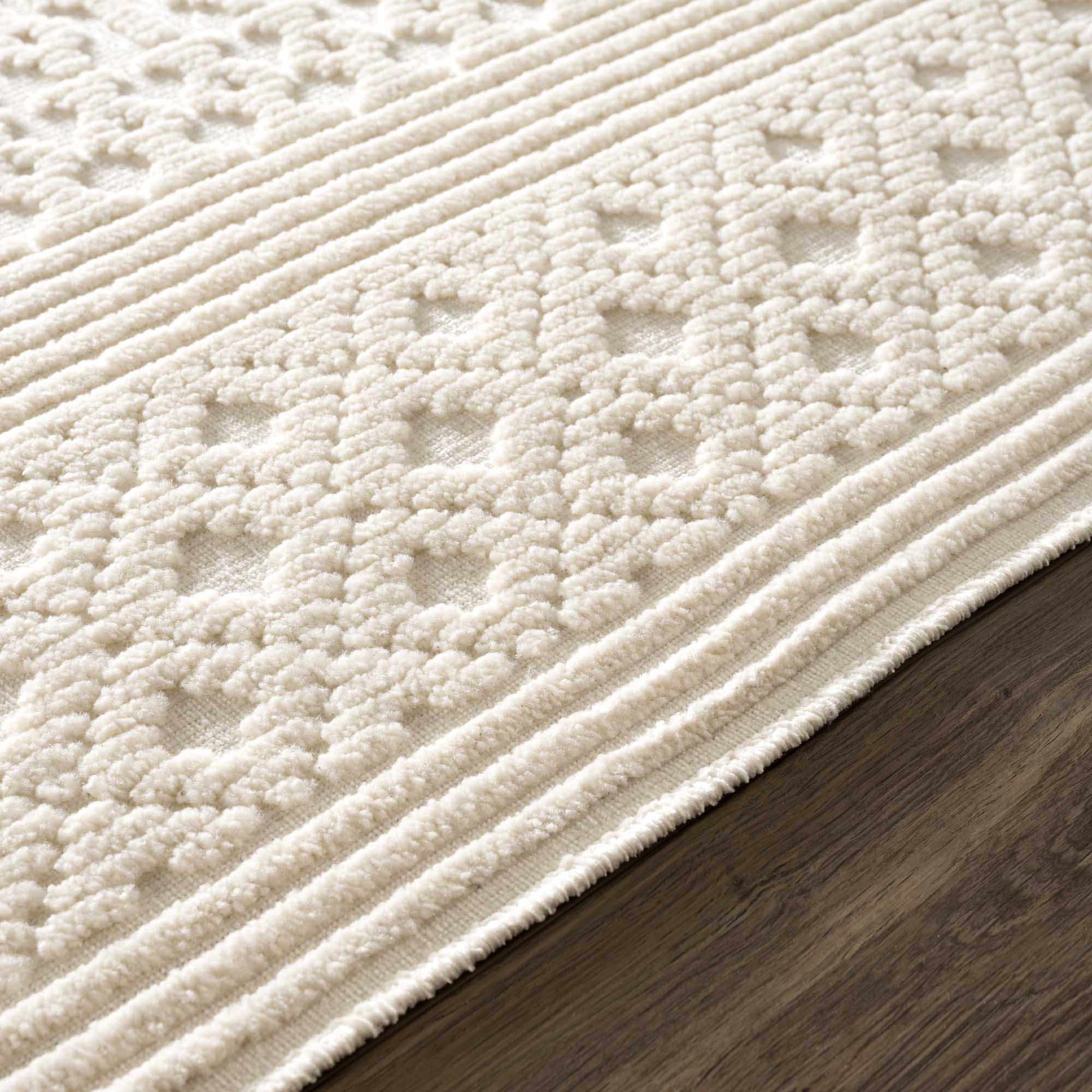 Boutique Rugs Rugs Drago White Washable Area Rug