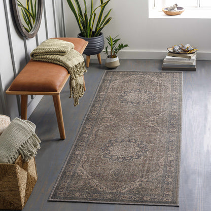 Boutique Rugs Rugs Dusty Sage Greenpoint Medallion Washable Area Rug