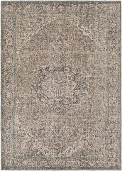 Boutique Rugs Rugs Dusty Sage Greenpoint Medallion Washable Area Rug