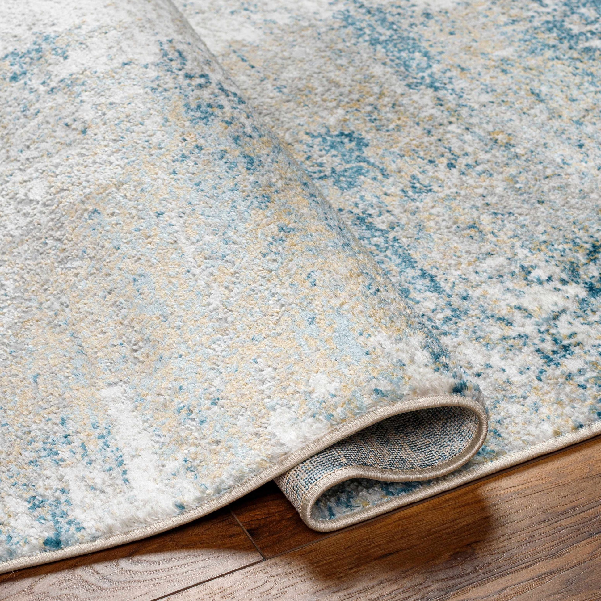 Boutique Rugs Rugs Duval Blue Abstract Area Rug