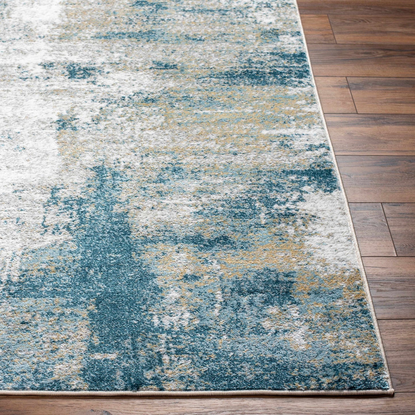 Boutique Rugs Rugs Duval Blue Abstract Area Rug