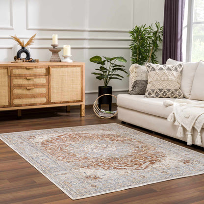 Boutique Rugs Rugs Emke Cream Washable Area Rug