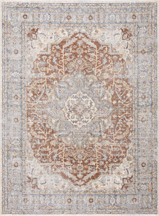 Boutique Rugs Rugs Emke Cream Washable Area Rug