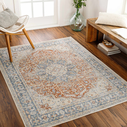 Boutique Rugs Rugs Emke Rust Washable Area Rug