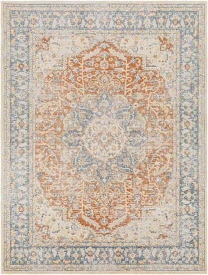 Boutique Rugs Rugs Emke Rust Washable Area Rug