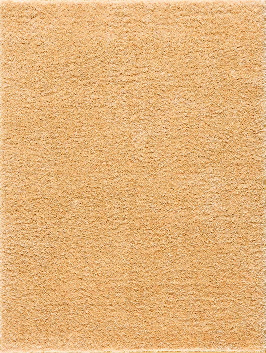 Boutique Rugs Rugs Faina Solid Gold Shag Rug Washable