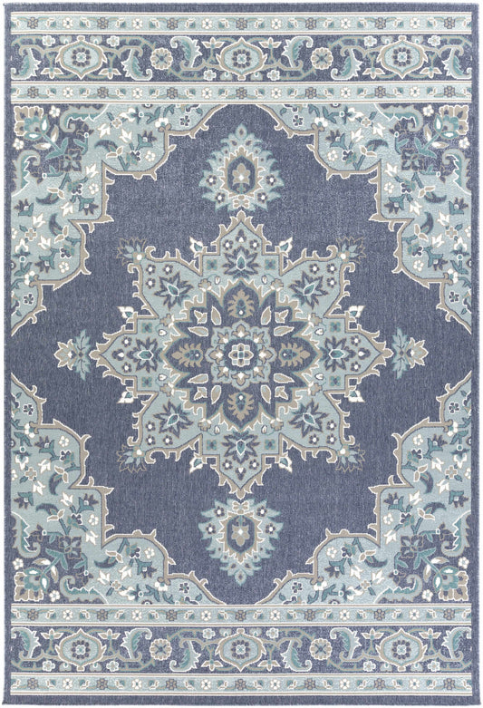 Boutique Rugs Rugs Ferron Teal Medallion Area Rug