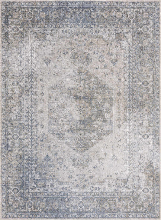 Boutique Rugs Rugs Gael Blue Washable Area Rug