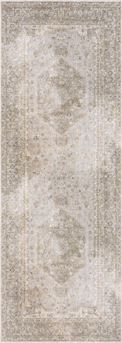 Boutique Rugs Rugs 2'7" x 7'3" Runner Gael Cream Washable Area Rug