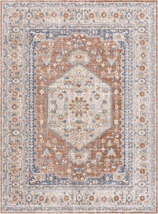 Boutique Rugs Rugs Gael Rust Washable Area Rug