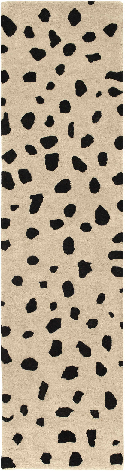 Boutique Rugs Rugs 2' x 8' Runner Guiseley Dalmatian Wool Area Rug