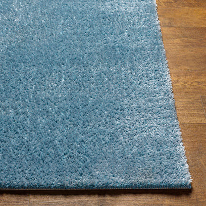 Boutique Rugs Rugs Heavenly Solid Blue Plush Rug