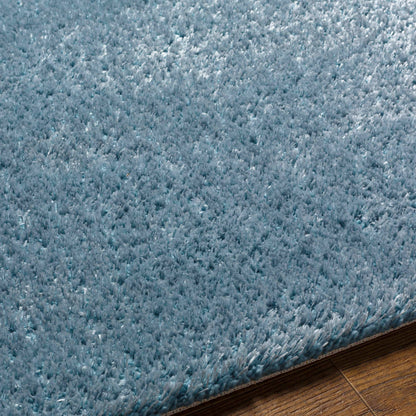 Boutique Rugs Rugs Heavenly Solid Blue Plush Rug