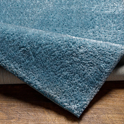 Boutique Rugs Rugs Heavenly Solid Blue Plush Rug