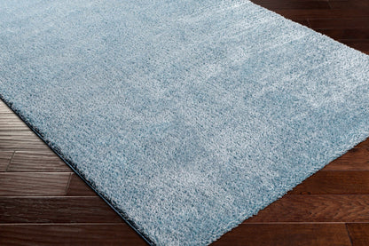 Boutique Rugs Rugs Heavenly Solid Blue Plush Rug