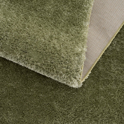 Boutique Rugs Rugs Heavenly Solid Green Plush Rug