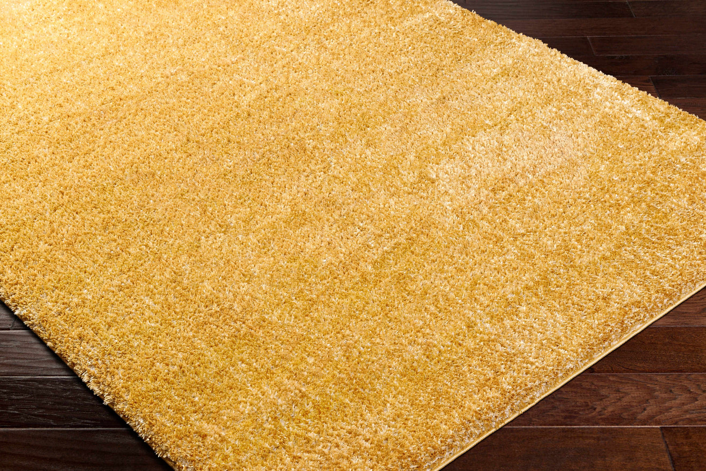 Boutique Rugs Rugs Heavenly Solid Mustard Plush Rug