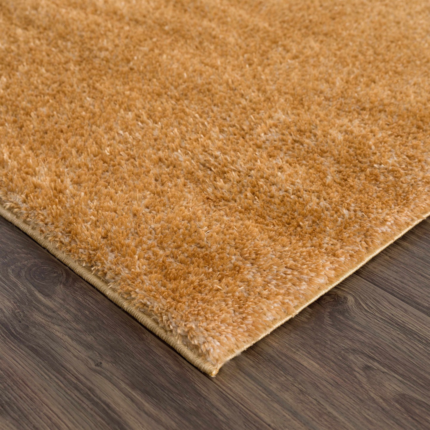 Boutique Rugs Rugs Heavenly Solid Mustard Plush Rug