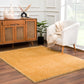 Boutique Rugs Rugs Heavenly Solid Mustard Plush Rug