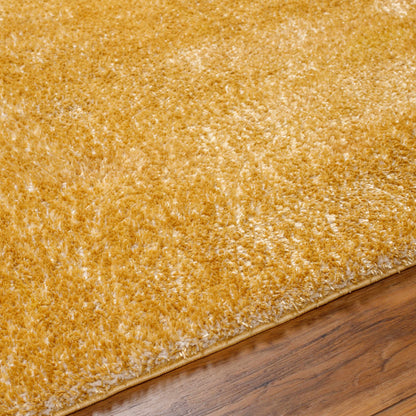 Boutique Rugs Rugs Heavenly Solid Mustard Plush Rug