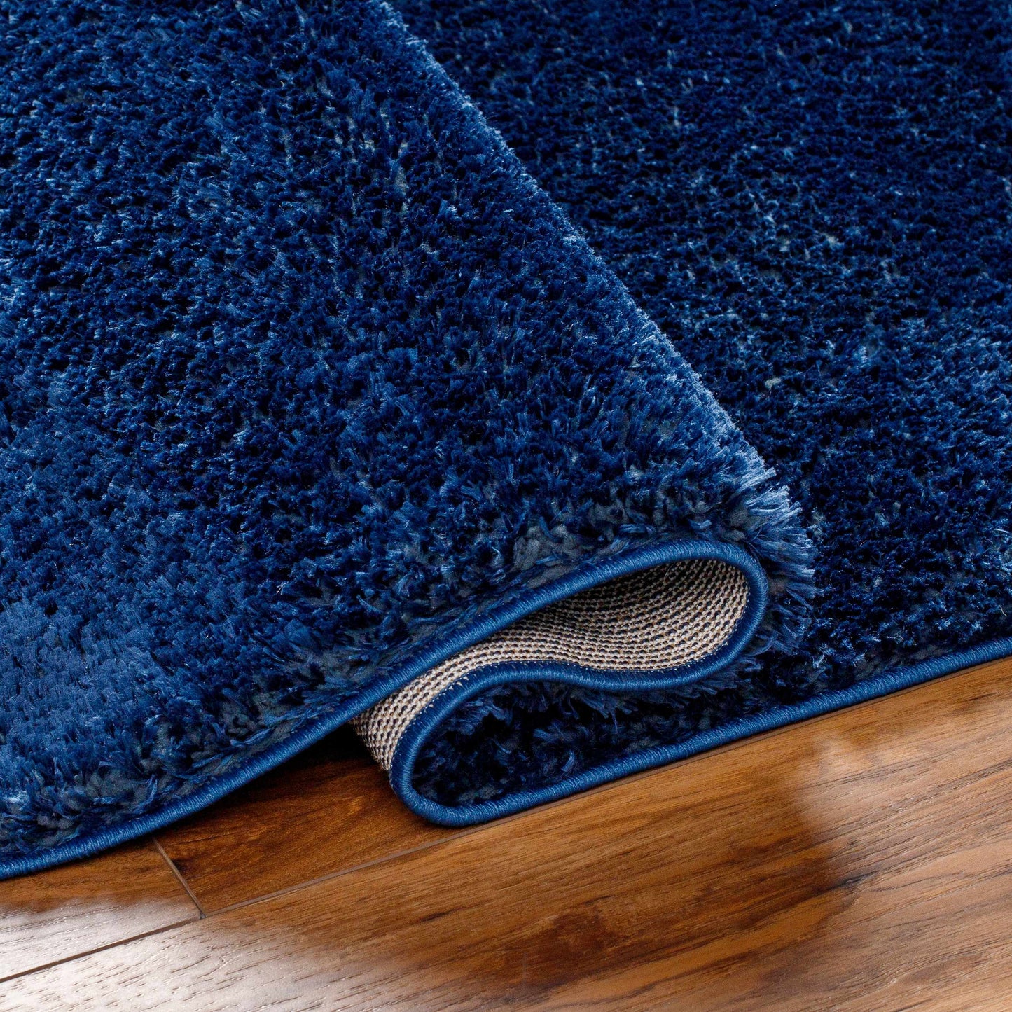 Boutique Rugs Rugs Heavenly Solid Navy Plush Rug