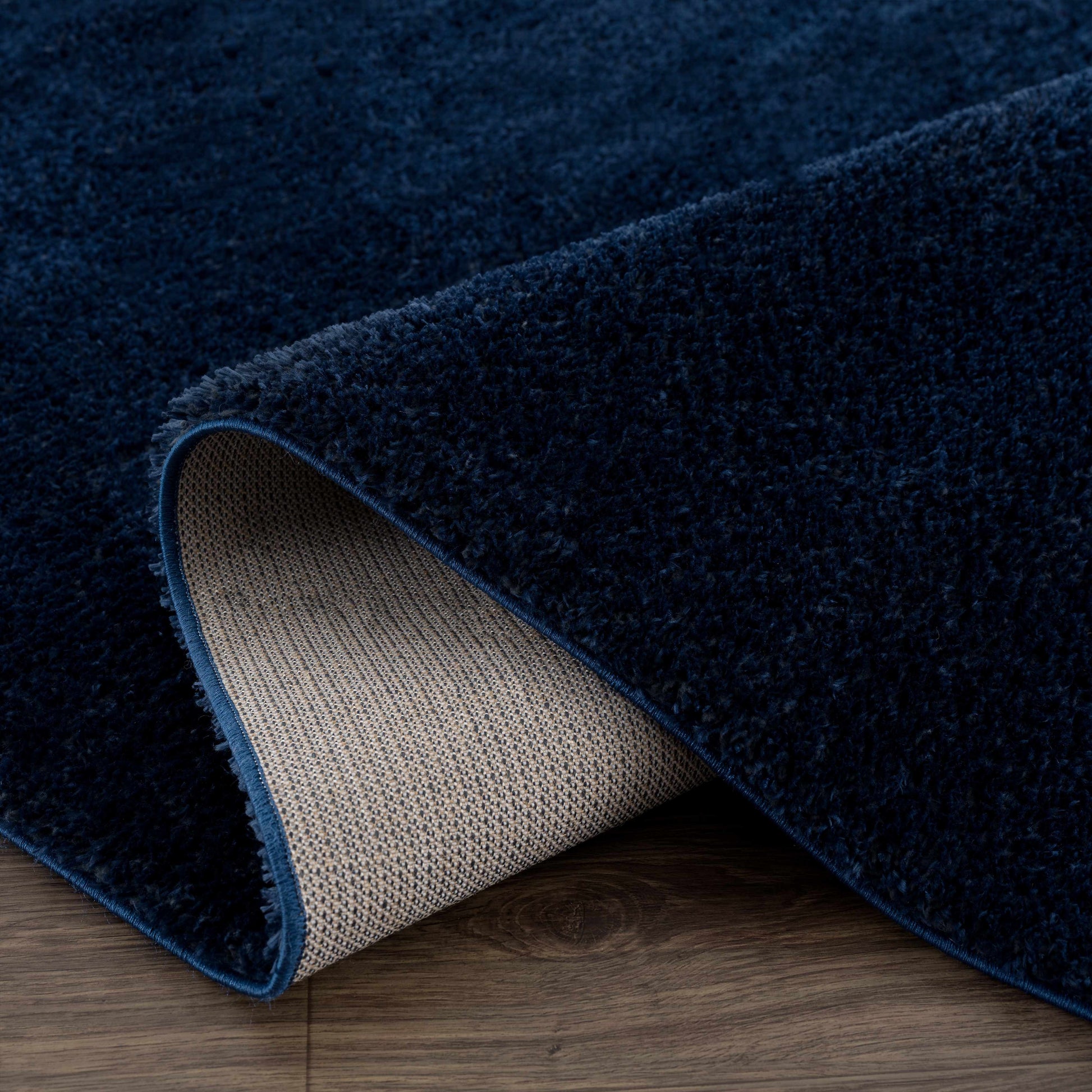 Boutique Rugs Rugs Heavenly Solid Navy Plush Rug