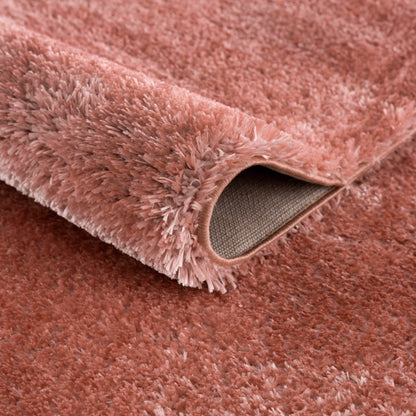 Boutique Rugs Rugs Heavenly Solid Pink Plush Rug