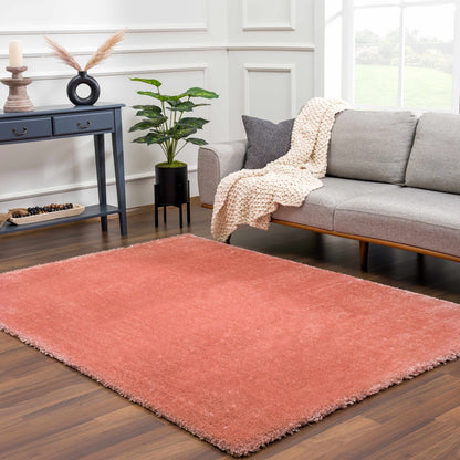 Boutique Rugs Rugs Heavenly Solid Pink Plush Rug