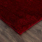 Boutique Rugs Rugs Heavenly Solid Red Plush Rug