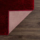 Boutique Rugs Rugs Heavenly Solid Red Plush Rug