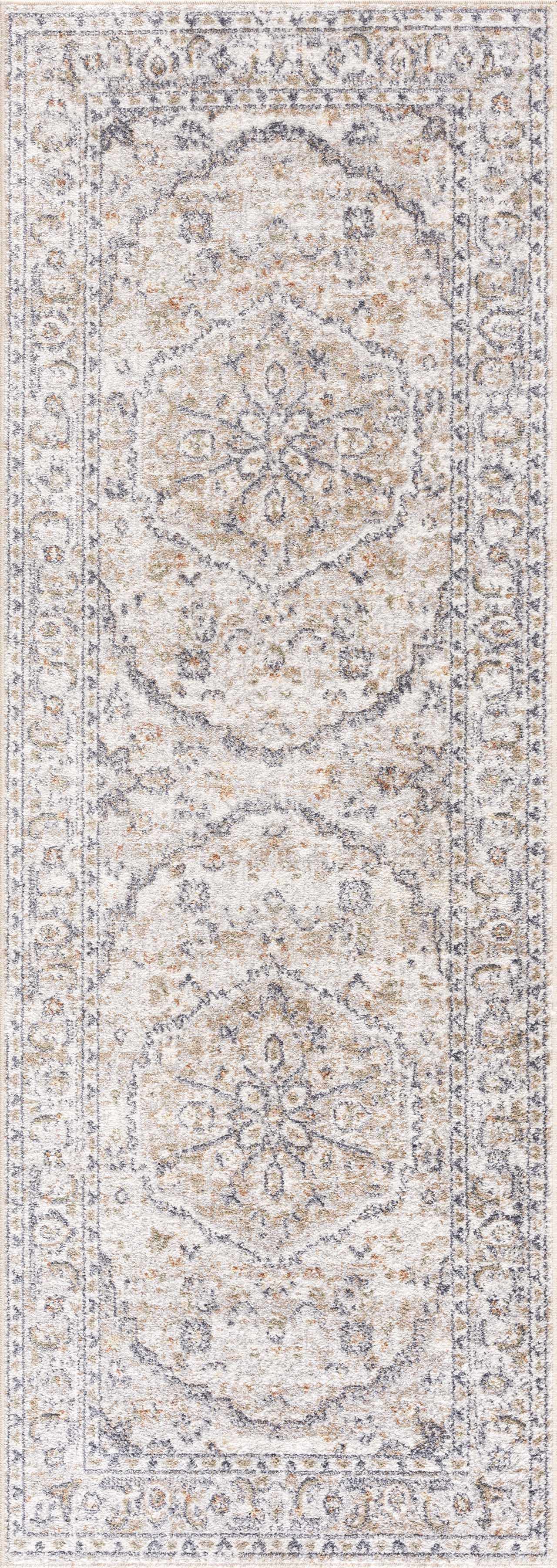 Boutique Rugs Rugs 2'7" x 7'3" Runner Hiti Cream Washable Performance Rug